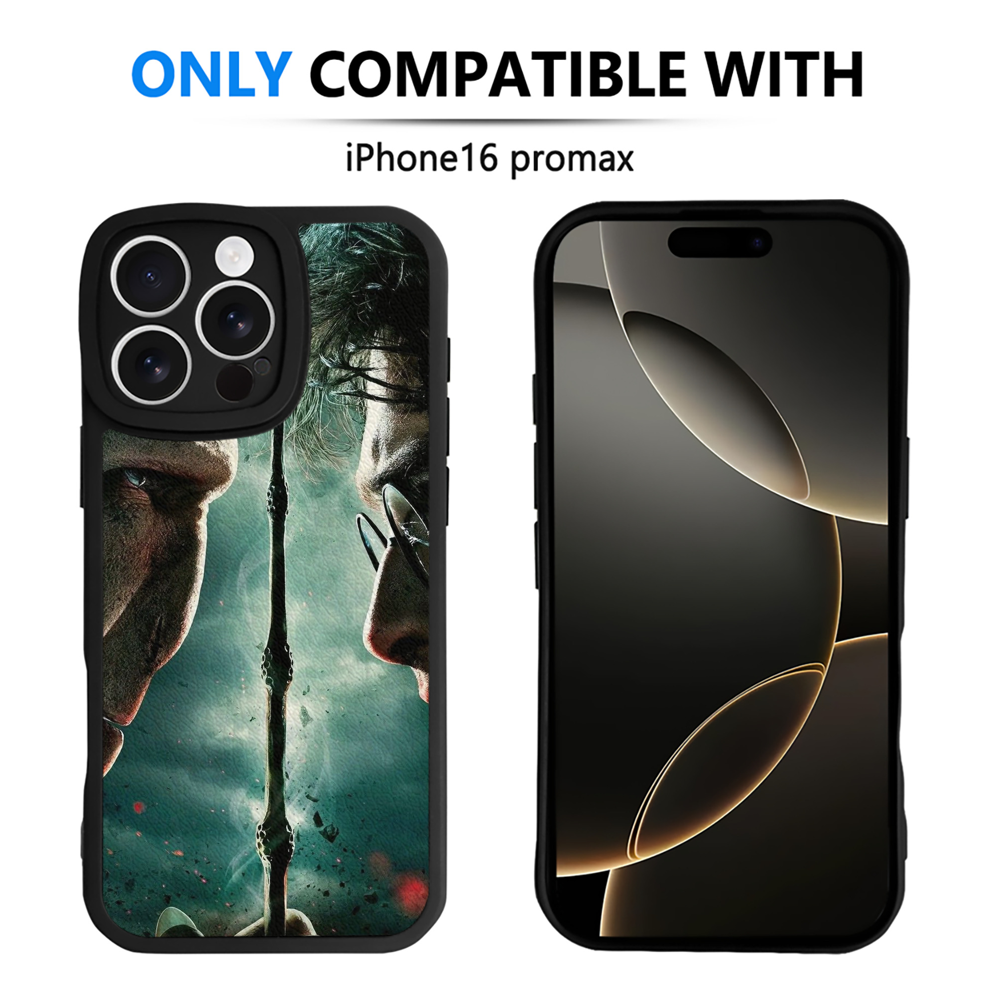 （画像用） Harry Potter ハリー・ポッターシリーズ 【iPhone 16シリーズ対応】シリコンスマホケース（レザー調） 材質：シリコン